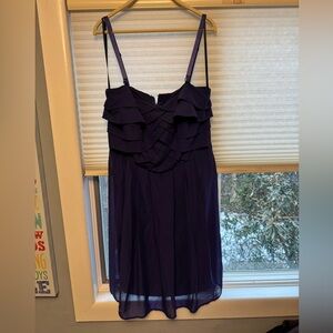 Torrid Blue Tiered Ruffled Sundress
